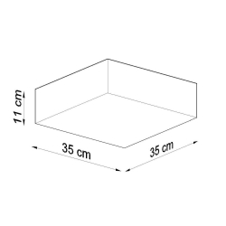 HORUS 35 BIAŁY PLAFON SOLLUX SL.0138       WYPRZEDAŻ EKSPOZYCJI
